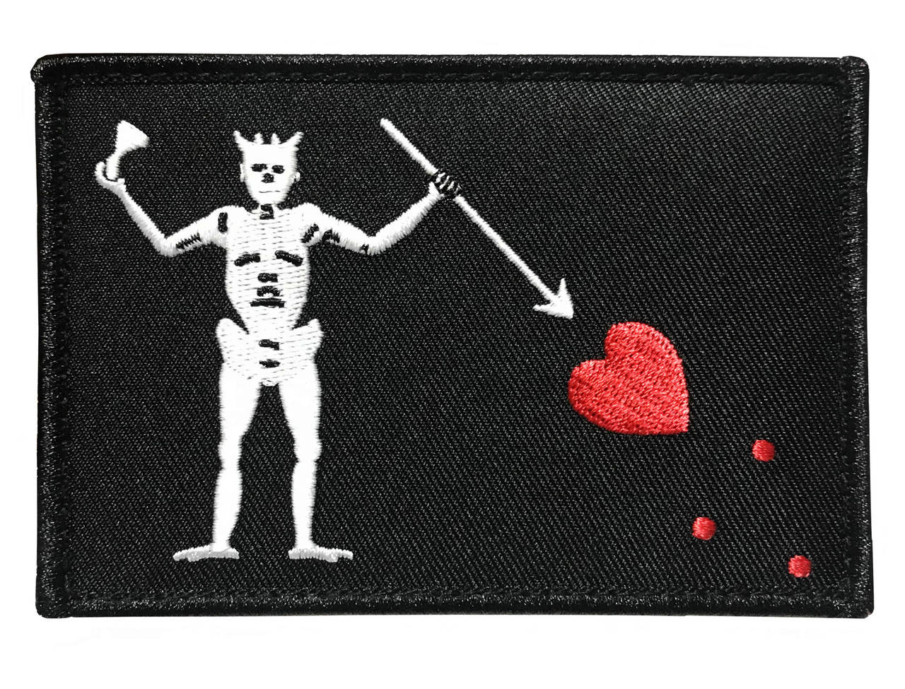 

Патч на липучке Blackbeard Flag Pirate Patch - Large