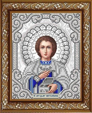 

ЖС-5016 Святой Пантелеймон Целитель в жемчуге, набор для вышивки бисером