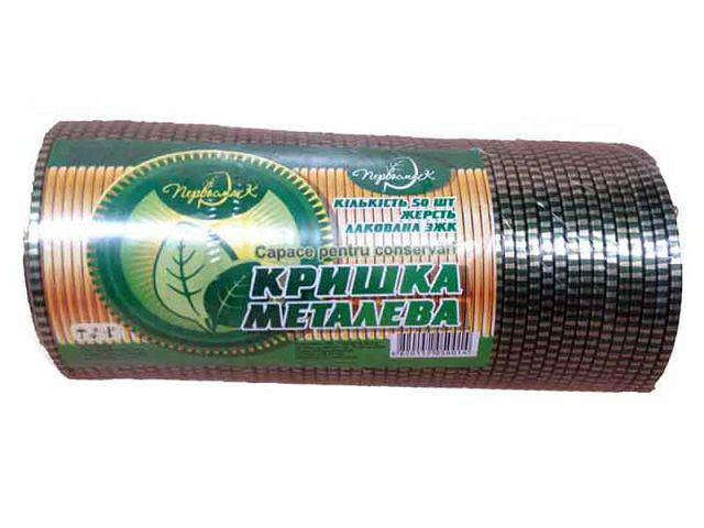 

Крышка для закатки банок "Первосмак" (50 шт)