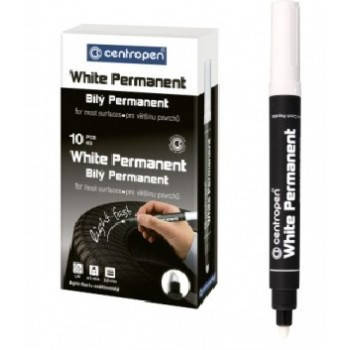 

Маркер круглый белый Centropen 8586
