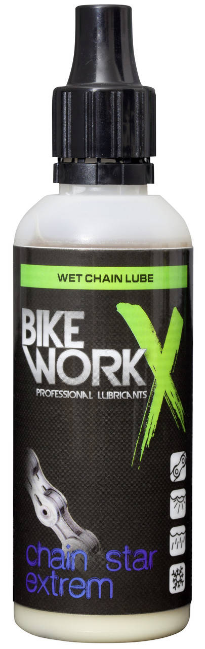

Смазка для цепи BikeWorkX Chain Star Extreme, 50 мл