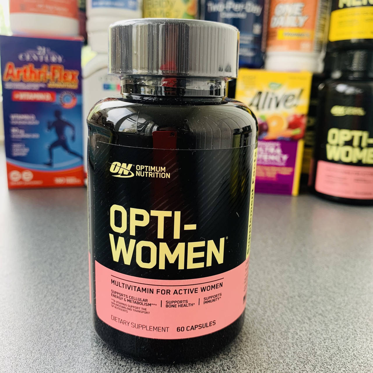 

Optimum Nutrition, Opti-Women, Опти Вумен, 60 капсул