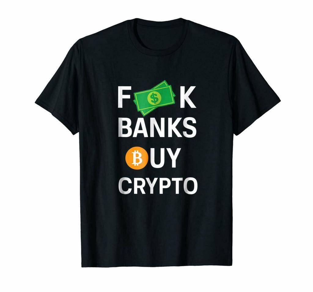 

Футболка с принтом "F**K Banks Buy Crypto" Push IT S