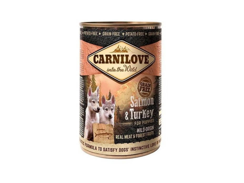 

Carnilove Puppy k 400 g с лососем и индейкой для щенков