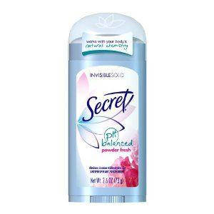 

Дезодорант Secret Invisible Solid Antiperspirant & Deodorant Пудровый аромат