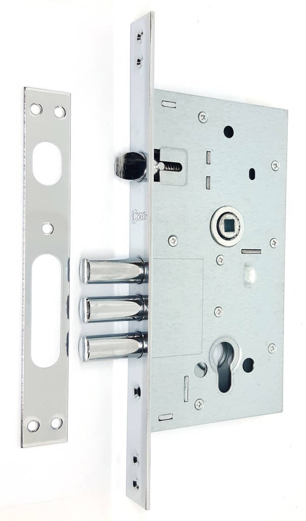 

Замок для дверей врезной цилиндровый KEDR CLASS 252R-C