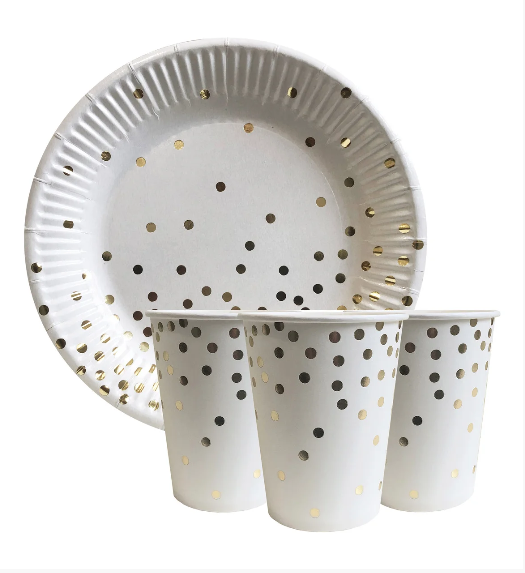 

Набор посуды "Золотое конфетти "