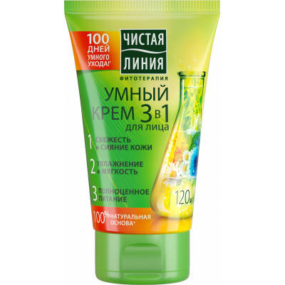 

Крем для лица Чистая линия 3 в 1 120 мл (8714100833445)