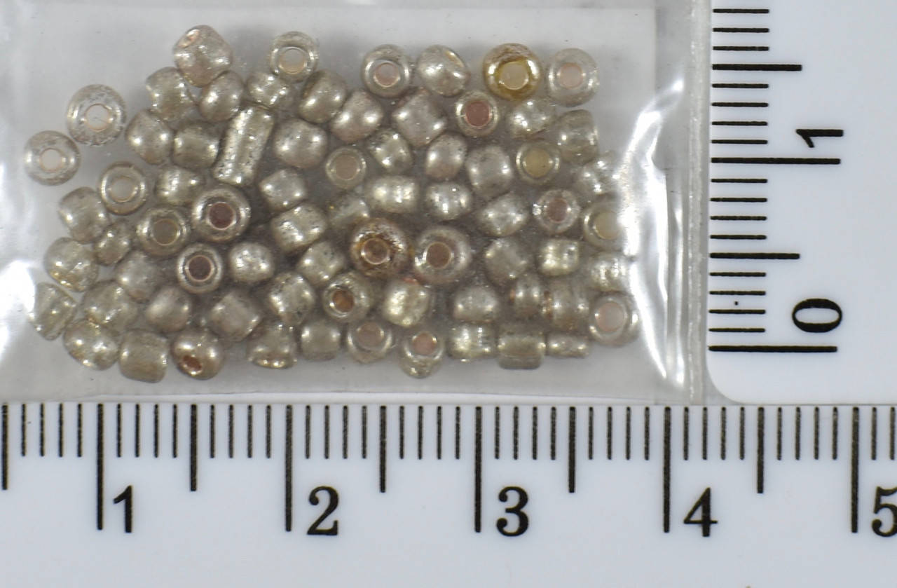 

Бисер №8 метал 450гр беж уп=1шт