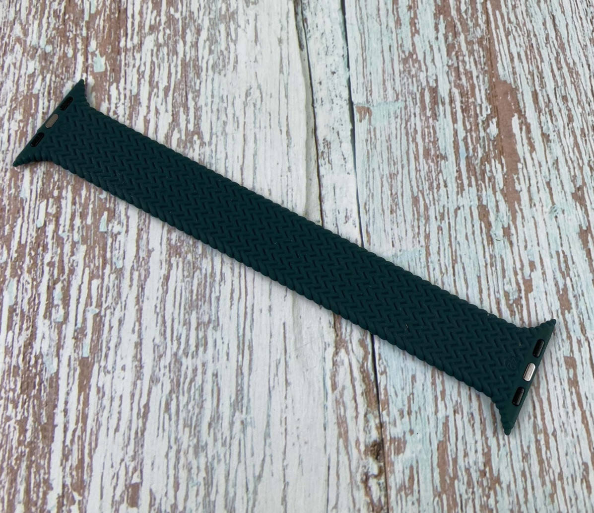 

Плетеный Монобраслет Apple Braided Solo Loop для Apple Watch 38/40 42/44 mm S, M, L Зелёный