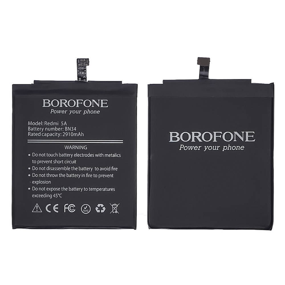 

Аккумулятор (батарея) Borofone BN34 для Xiaomi Redmi 5A