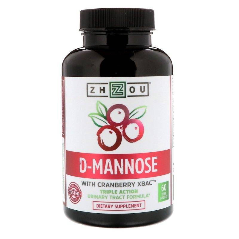 

Д-Манноза с клюквой (D-Mannose with Cranberry XBAC) 60 капсул