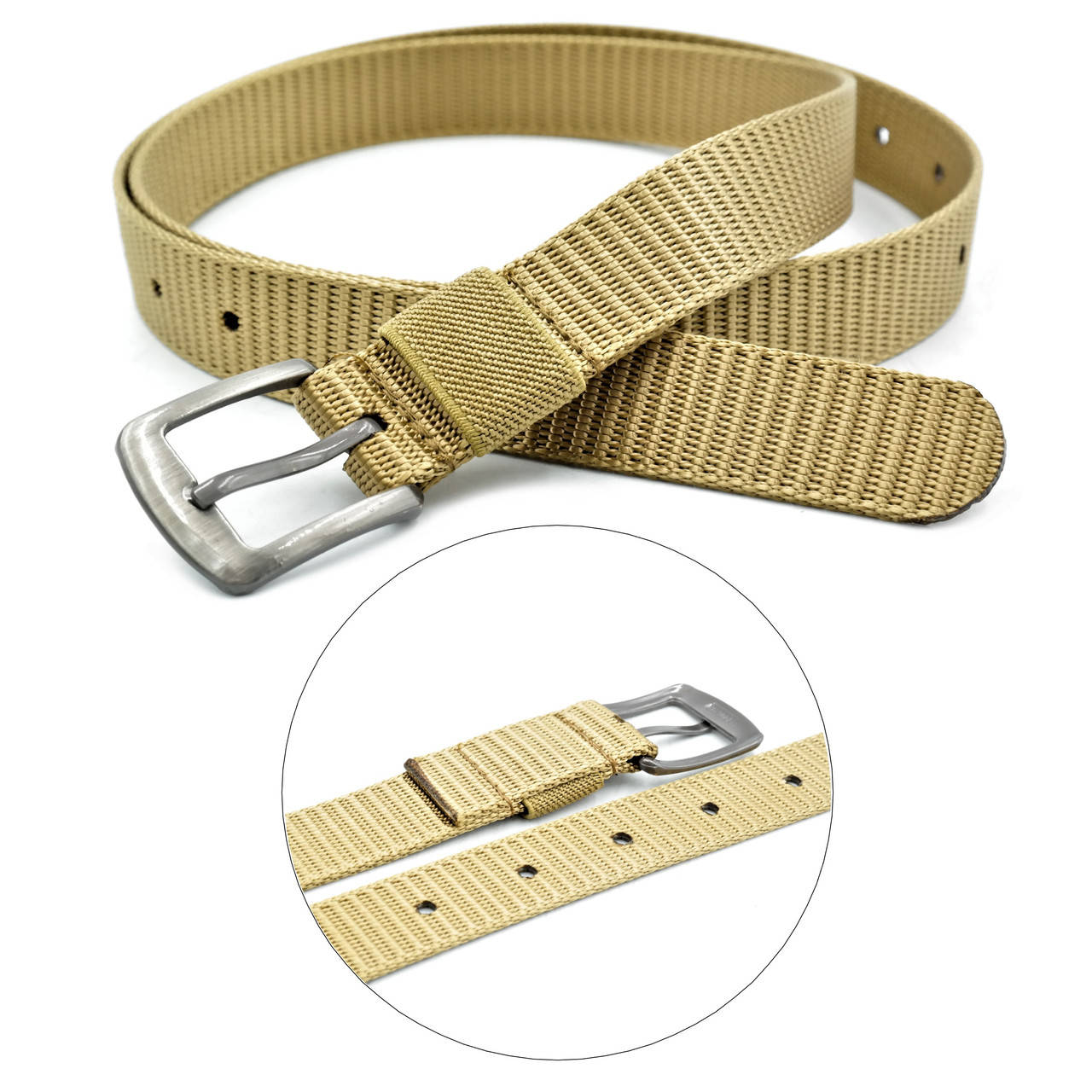 

Ремень тканевый Weatro Цвет Бежевый tkst-3K-010