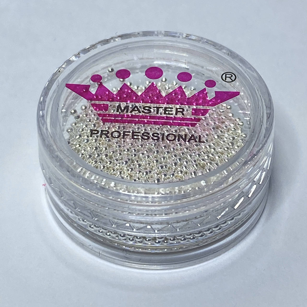 

Бульонки металлические для дизайна ногтей Master Professional серебро, Серый