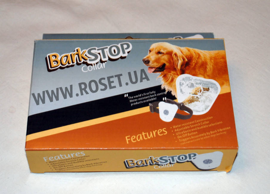 

Ошейник антилай для собак Bark Stop Collar, Белый