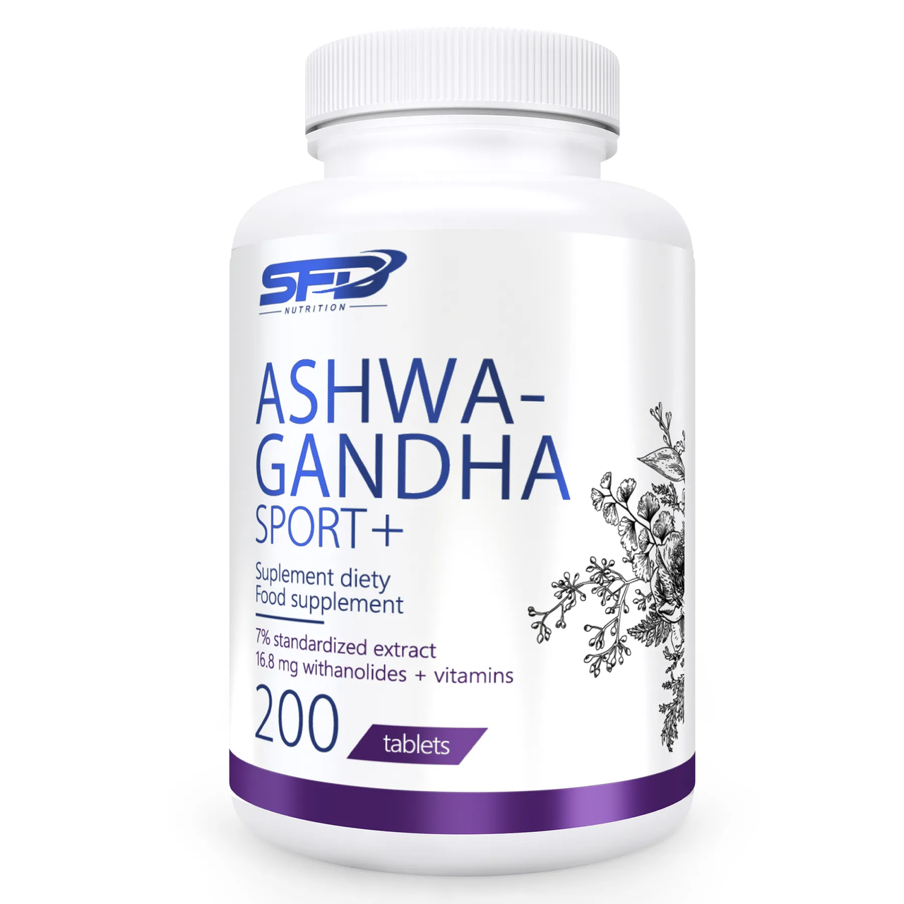 

Ашваганда SFD Nutrition Ashwagandha Sport plus 200 таблеток