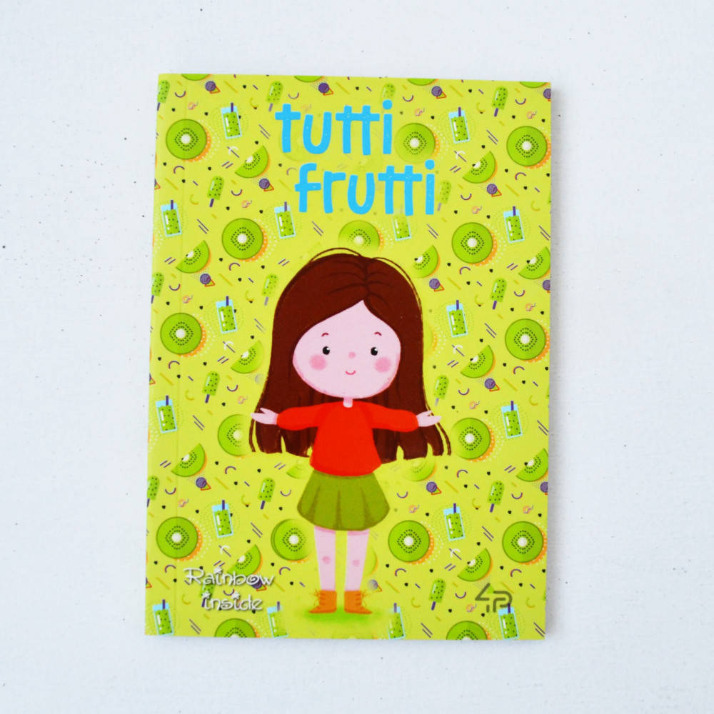 

Блокнот 4Profi "Artbook Rainbow "Tutti Frutti", kiwi 48 листов формат А6 901302
