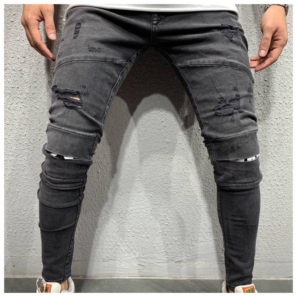 

Мужские зауженные серые джинсы, мужские серые джинсовые штаны, мужские серые джинсовые брюки