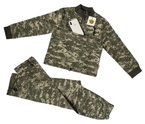 

Костюм детский камуфляжный ARMY KIDS Зарница 100% х/б цвет Пиксель