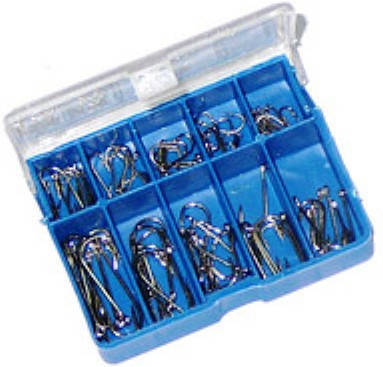 

Крючки в наборе, 10 размеров (№3-12), 100шт