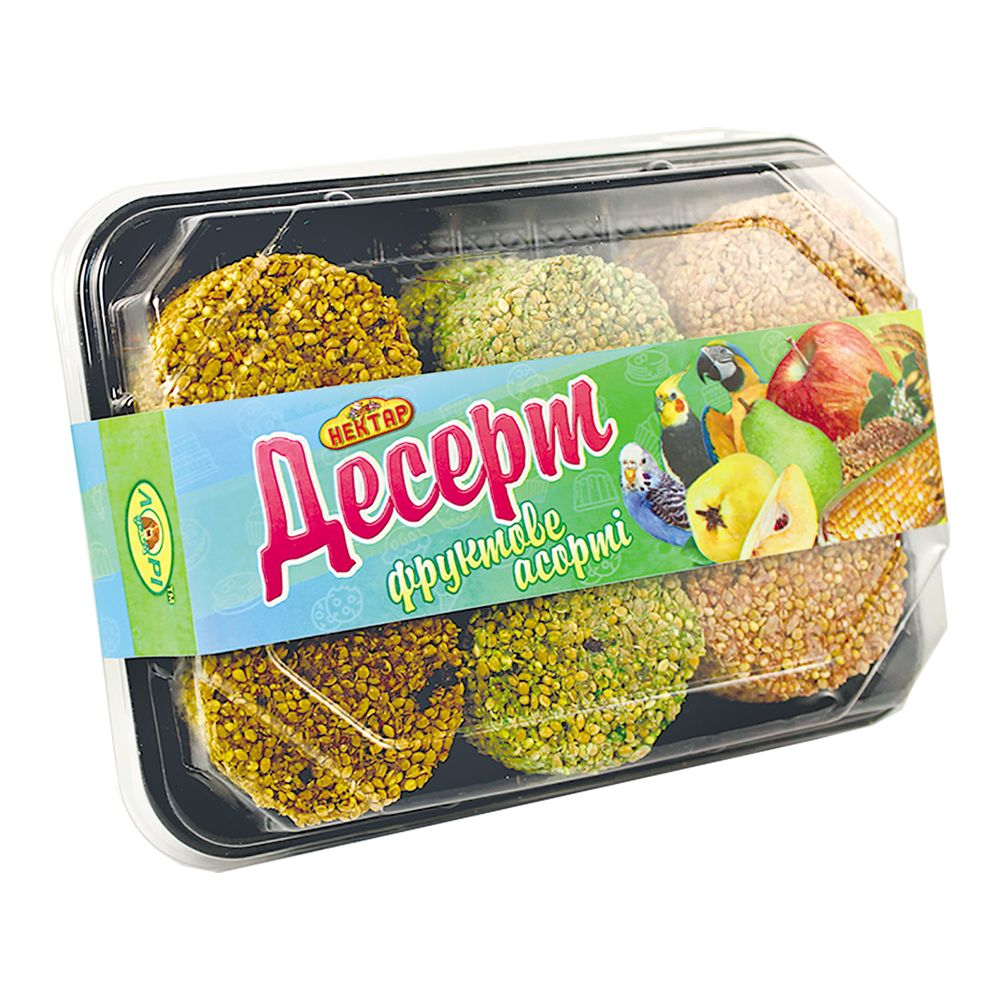 

Десерт для птиц фруктовое ассорти 12шт Лори Зл 047