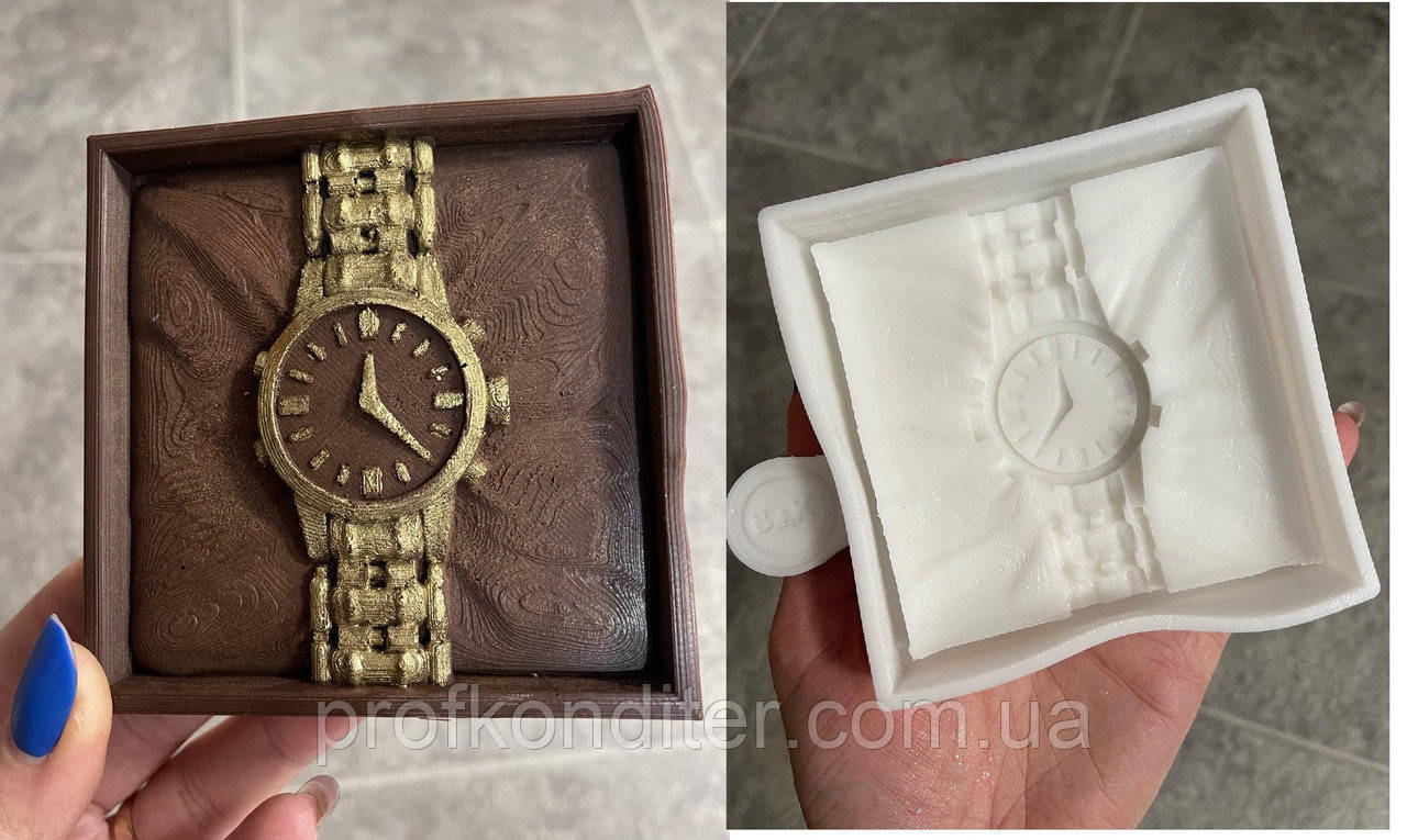 

Эксклюзивный силиконовый молд для шоколада "Ролексы в подарочной упаковке"