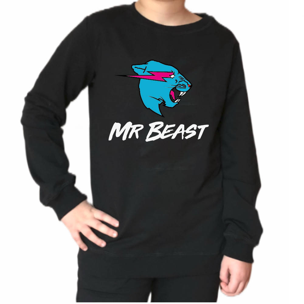 

Свитшот MrBeast 140, 146, 152, 158, 164, 170 | Мерч Мистера биста Украина