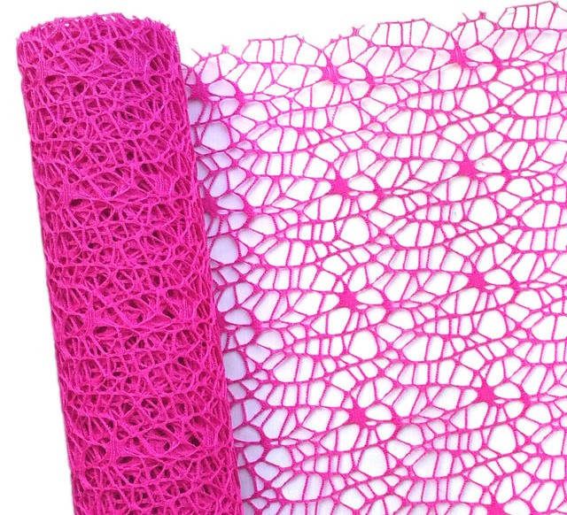 

Сетка флористическая Poly net 1 малиновая 53см х 5 ярдов