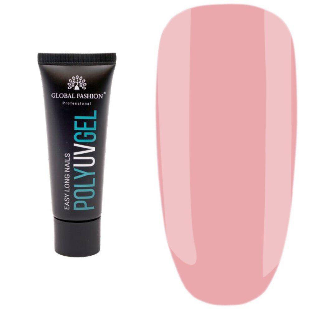 

Полигель для наращивания ногтей Global Fashion Poly UV Gel ELN № 2 30 мл