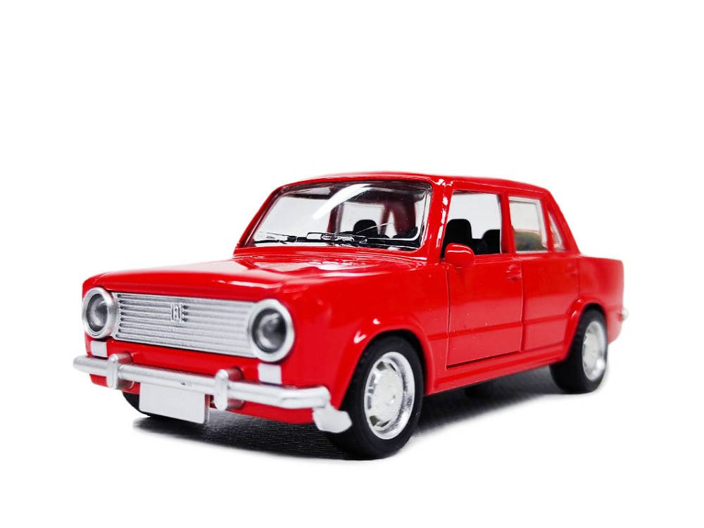 

Машинка Ваз 2101 металлическая Автосвет красная AS-1871A, Красный