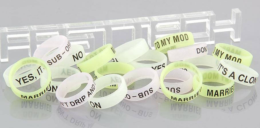 

Silicone Vape Band .Люминесцентный вейпбенд силиконовый от 22 мм.