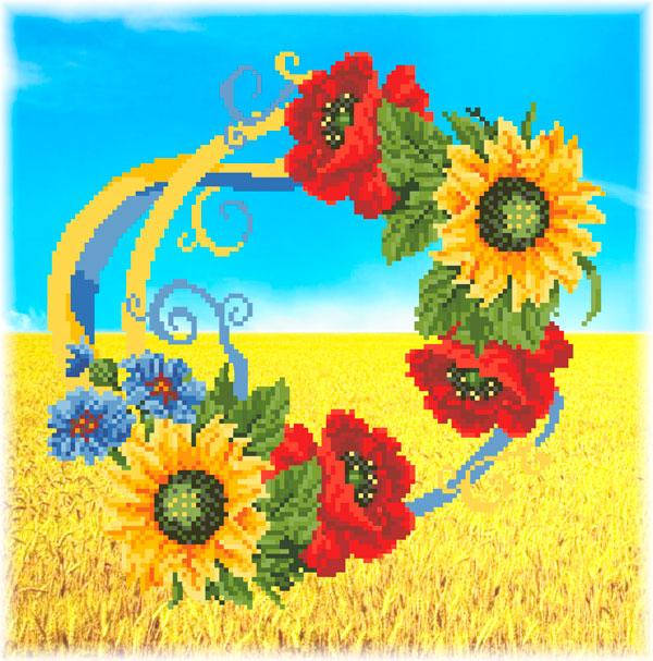 

СКК-028. Схема для вышивки бисером Украина