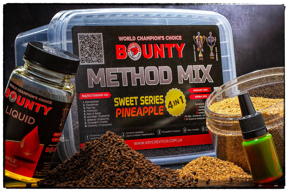 

Методный пеллетс BOUNTY METHOD MIX 4in1 PINEAPPLE