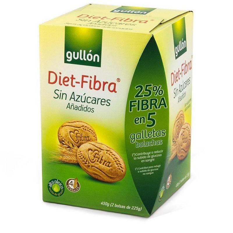 

Печенье Gullon Diet Fibra без сахара 450гр, (6шт/ящ)