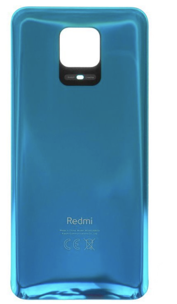 

Задняя крышка Xiaomi Redmi Note 9 Pro 5G, синяя, оригинал (Китай), Синий