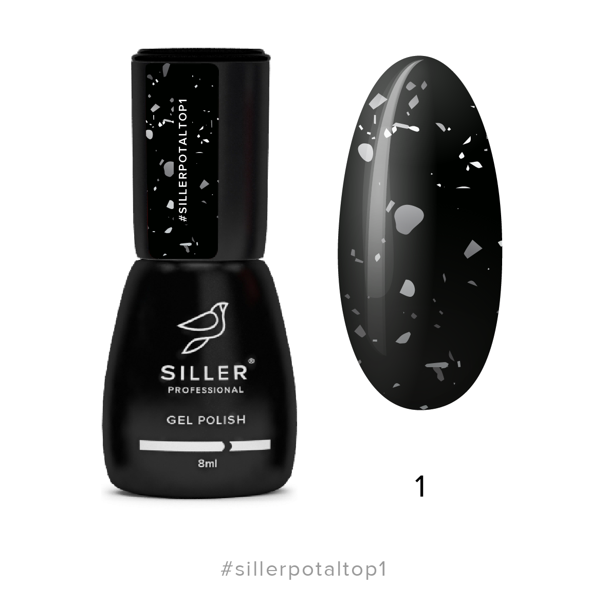 

Top Potal Siller Professional №01 серебро, 8мл