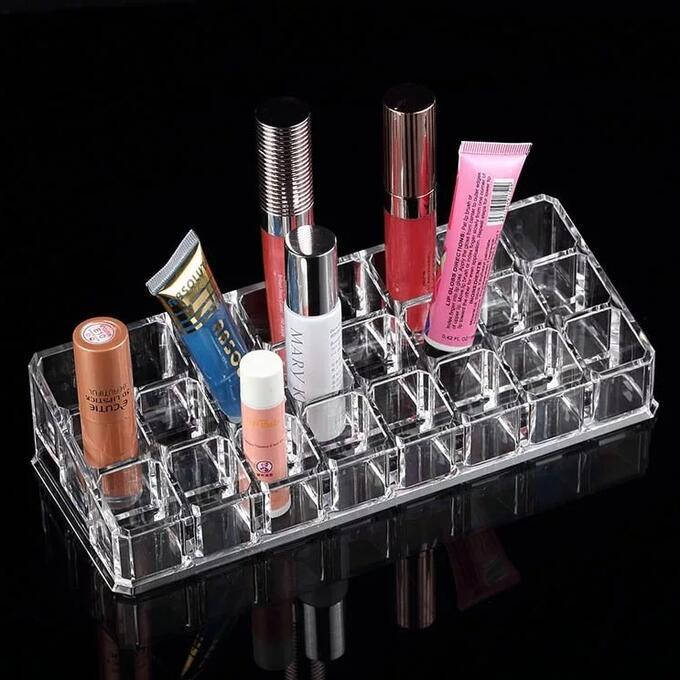 

Органайзер для косметики Lipstick Shelf | Подставка для хранения косметики