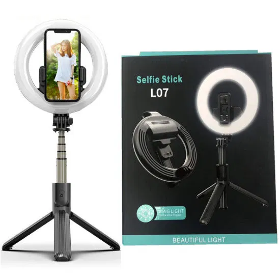

Монопод с кольцевой лампой 16 см (трипод, c bluetooth) L07