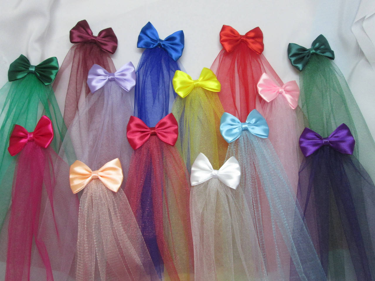 

Фата для дівич-вечора міні, 30 см, на заколці