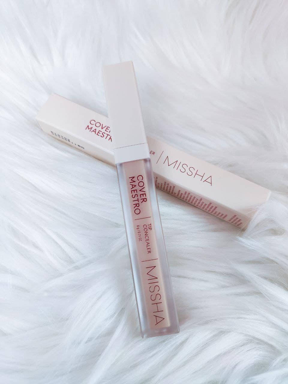 

Консилер Missha Cover Maestro Tip Concealer No 21 -Natural Beige/Piano 6g