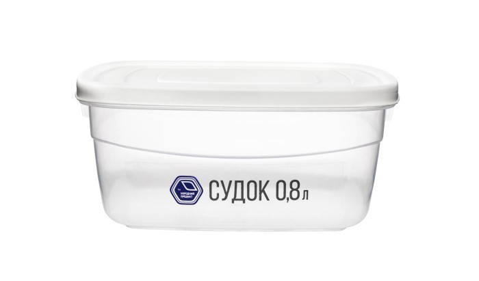 

Судок 0,8 л білий (арт. 90б)