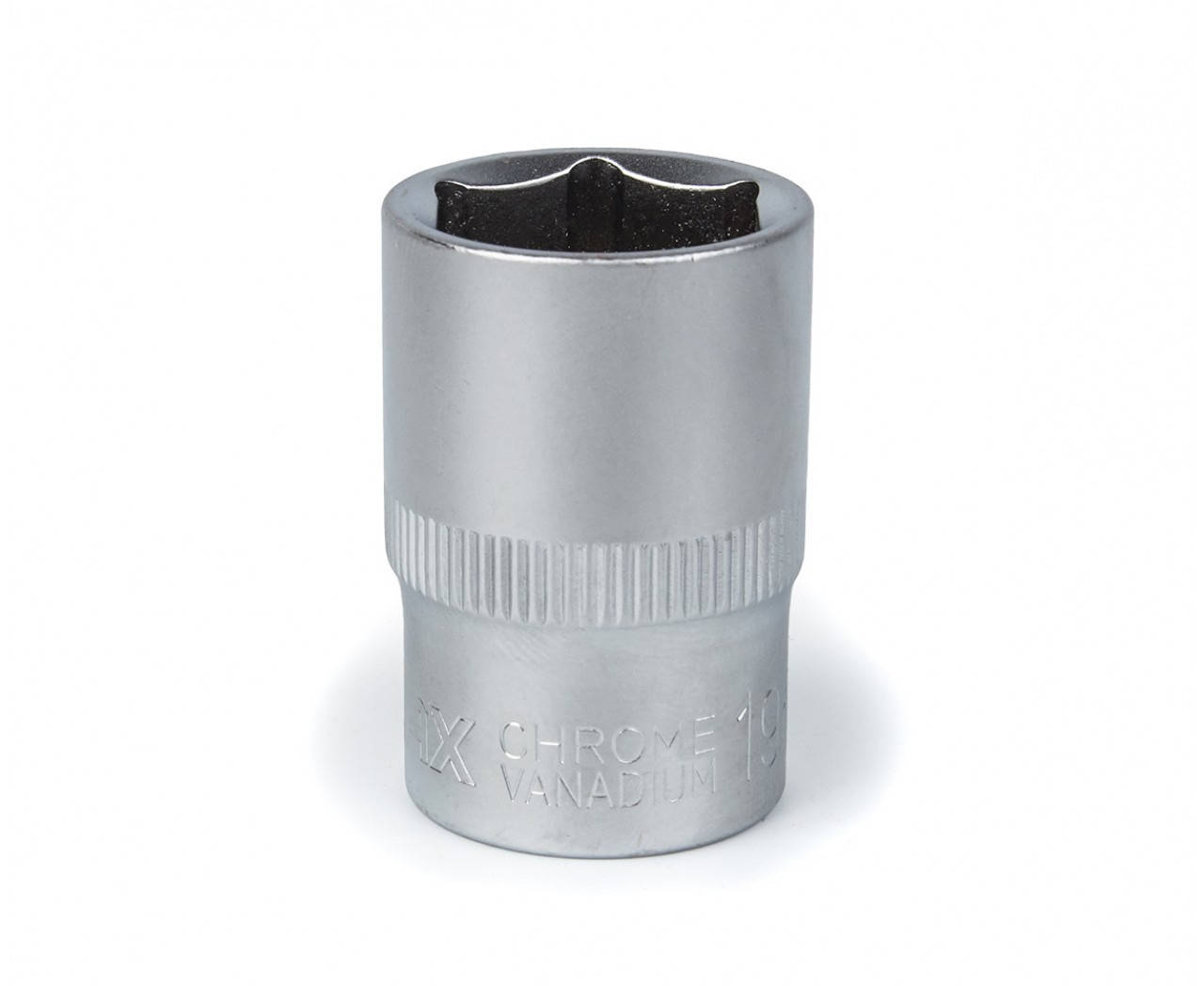 

Торцевая насадка шестигранная 19 мм 1/2", CRV (25-092) POLAX
