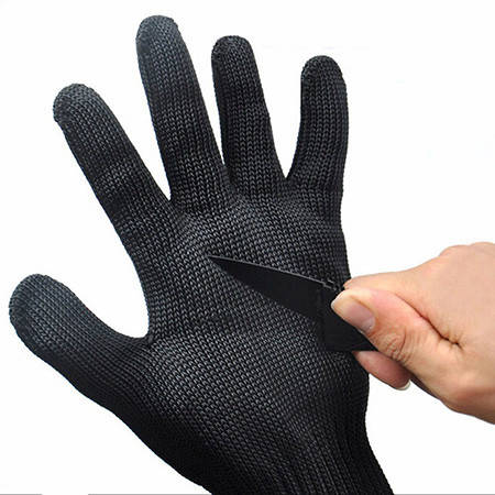 

Защитные перчатки от порезов, огня Cut Resistant Gloves, Черный