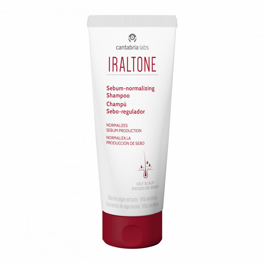

Шампунь для жирной кожи головы ,Iraltone Sebum-Normalizing Shampoo 200 мл,Испания