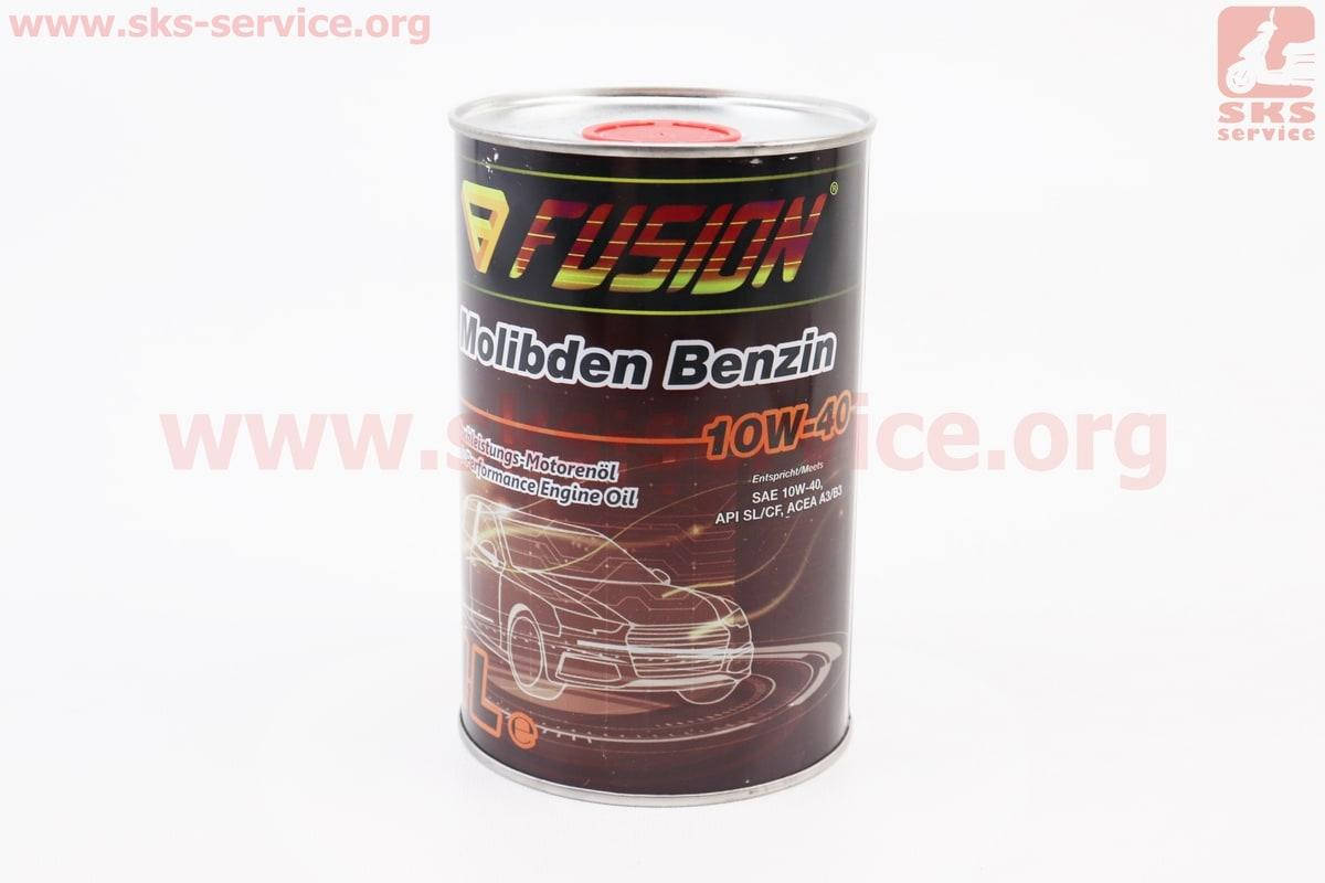 

Масло 4T 10W-40 - полусинтетическое универсальное, "Molibden Benzin" 1L Metal