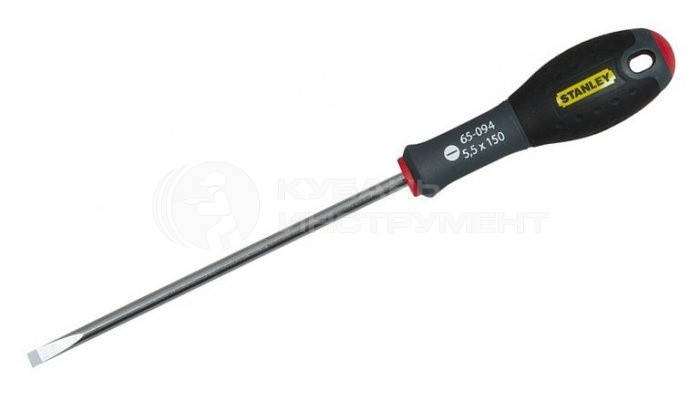 

Отвертка FatMax (-) Sl 5,5 мм 150 мм Stanley 1-65-483