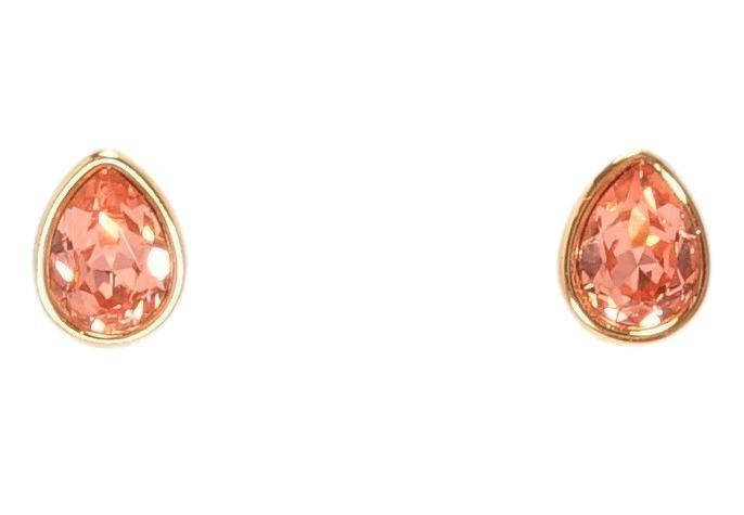 

Серьги Xuping Позолота 18K с кристаллами Swarovski гвоздики "Грушевидный кристалл в глухой оправе"