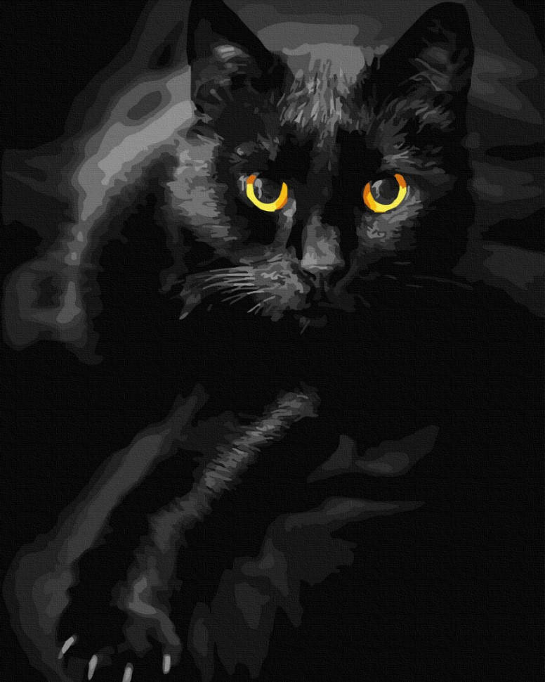 

Картина по номерам Изящная кошка 40х50