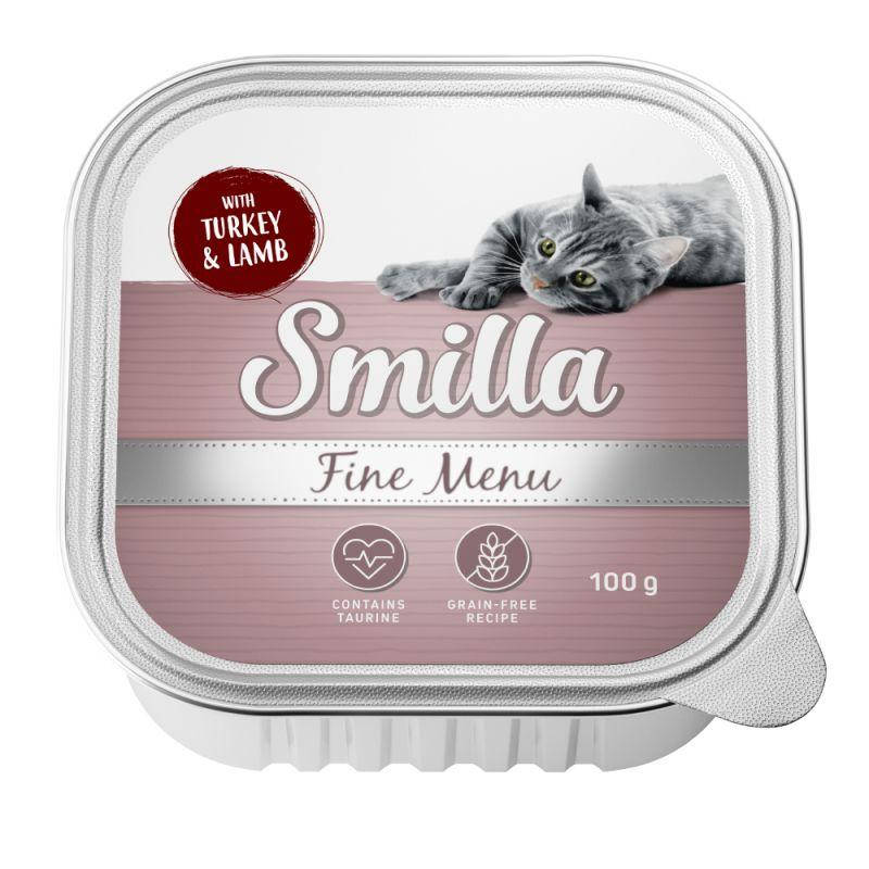 

Влажный корм для котов Smilla Fine Menu Индейка и Баранина (100г)