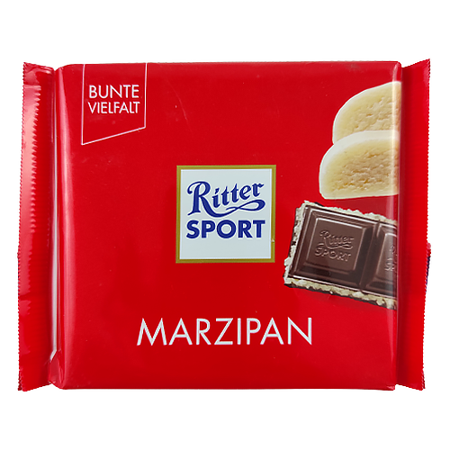 

Шоколад Ріттер Спорт марципан Ritter Sport marzipan 100g 80шт/ящ (Код : 00-00003515)